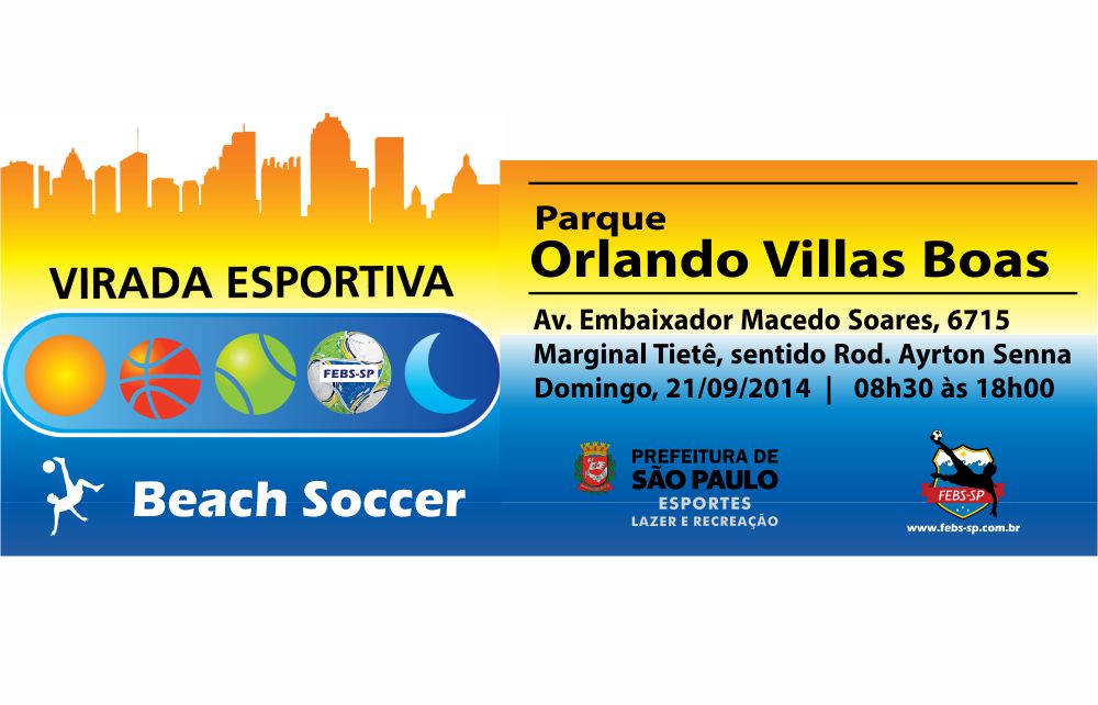 Beach Soccer na Virada esportiva 2014