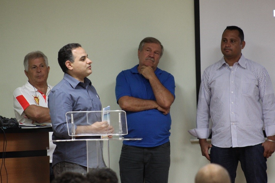 Walid esteve representando o secretário Celso Jatene, que estava no sorteio da Copa do Mundo Fifa Brasil 2014 na Costa do Sauipe